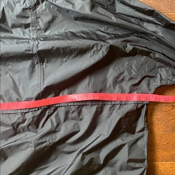 K-Way Black Half-Zip Hooded Windbreaker Jacket Size Medium - Picture 10 of 16